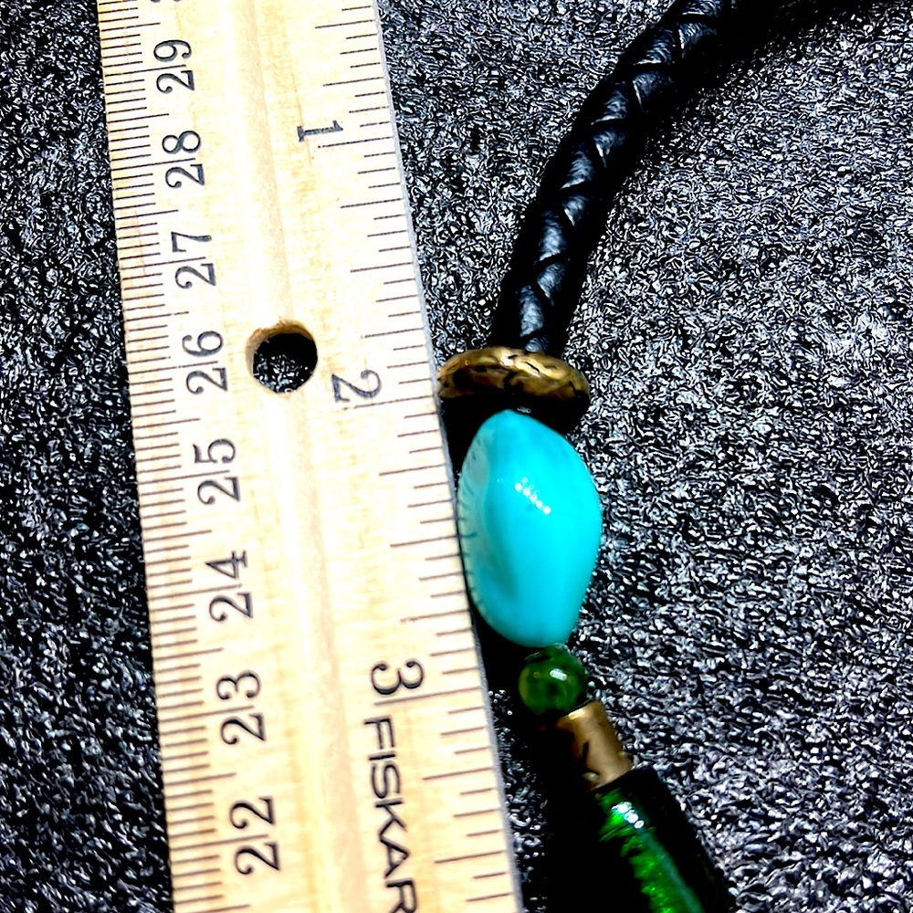 Chico’s Multi-Material And Multicolored Choker Ne… - image 4